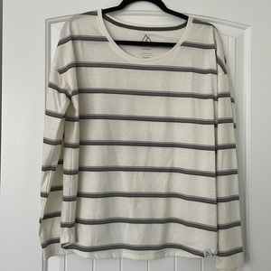 Long sleeve, striped shirt, size L